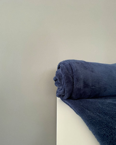 Βελουτέ Κουβέρτα Fleece Μετρίου Πάχους Arctic-Μπλε Σκούρο-Μονή