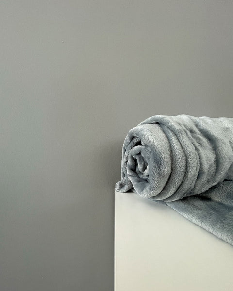 Βελουτέ Κουβέρτα Fleece Μετρίου Πάχους Arctic-Τιρκουάζ Σκούρο-Μονή