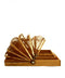Τετράγωνη Αρτοθήκη Bamboo Clem 30x30x10cm