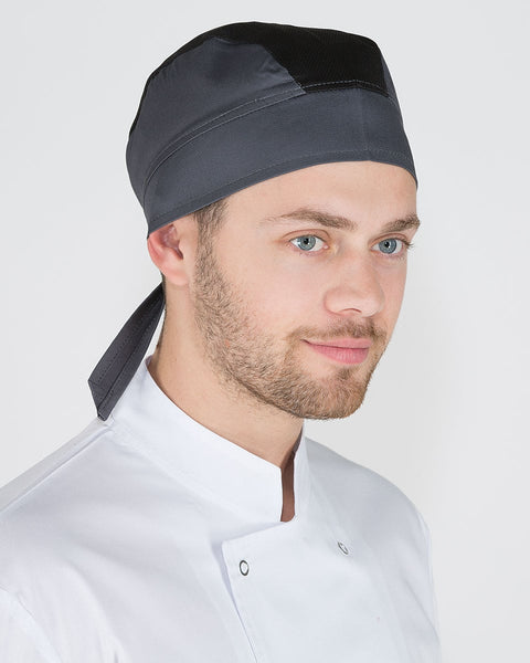 Επαγγελματική Μπαντάνα Μάγειρα Cuisine σε 6 Αποχρώσεις-Γκρι