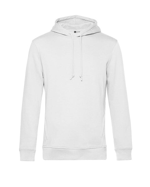 Unisex Βαμβακερό Φούτερ με Κουκούλα Basic Line 5 Αποχρώσεις-Άσπρο-X Small