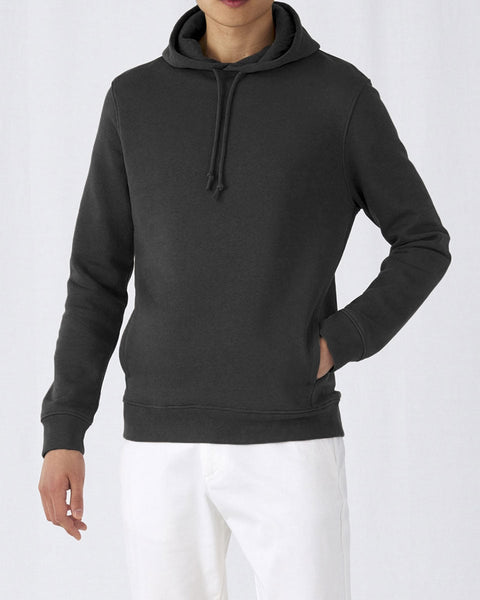 Unisex Βαμβακερό Φούτερ με Κουκούλα Basic Line 5 Αποχρώσεις