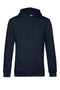 Unisex Βαμβακερό Φούτερ με Κουκούλα Basic Line 5 Αποχρώσεις-Μπλε Σκούρο-XX Large