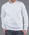 Unisex Βαμβακερό Φούτερ με Λαιμόκοψη Basic Line-Άσπρο-Small