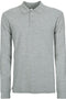 Unisex Μακρυμάνικη Μπλούζα Polo Basic Line 7 Αποχρώσεις-Γκρι-Small