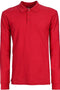 Unisex Μακρυμάνικη Μπλούζα Polo Basic Line 7 Αποχρώσεις-Κόκκινο-XXX Large