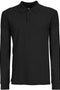 Unisex Μακρυμάνικη Μπλούζα Polo Basic Line 7 Αποχρώσεις-Μαύρο-Medium