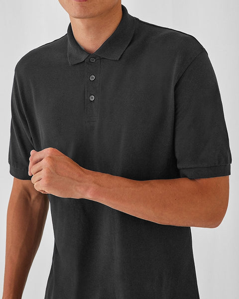 Unisex Βαμβακερή Κοντομάνικη Μπλούζα Polo Basic Line 5 Αποχρώσεις-Ανθρακί-XX Large