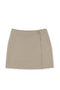 Γυναικείο Skort με Κουμπιά Basic Line σε 3 Αποχρώσεις-Μπεζ-XSmall