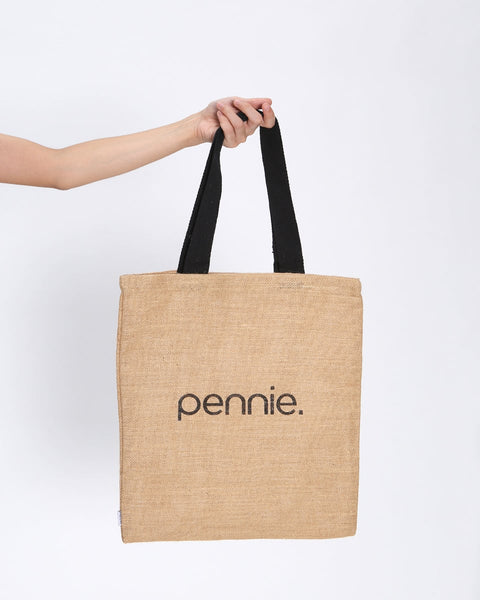 Οικολογική Tote Bag Φυσική Γιούτα Anabella