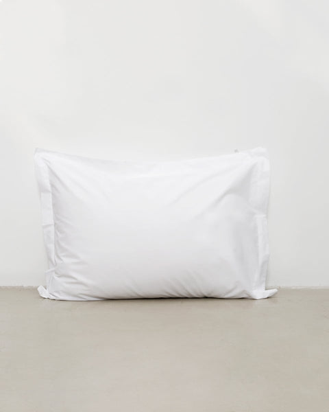 Λευκή Oxford Ξενοδοχειακή Μαξιλαροθήκη Bungalow 52x72+5cm
