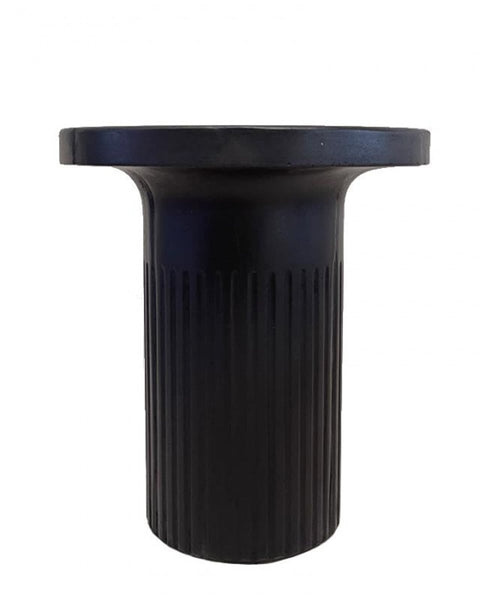 Κυλινδρικό Τραπεζάκι από Fiberglass & Τσιμεντοκονία Charcoal 45x50cm 