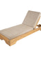 Ξύλινη Ξαπλώστρα με Μαξιλάρι Chizu 70x200x22cm