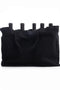 Υφασμάτινη Τσάντα Tote Combo σε 2 Αποχρώσεις 40x30x15cm-Μαύρο