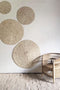 Boho Διακοσμητικό Τοίχου από Φυσικό Rattan Cone σε 2 Διαστάσεις-Large