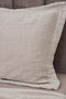 Βαμβακερή Oxford Μαξιλαροθήκη Dalita-Γκρι - Μπεζ-45x45 5cm
