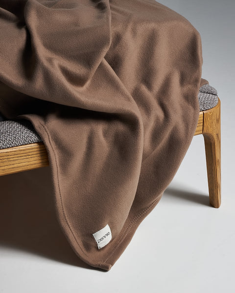 Μονή Κουβέρτα Polar Fleece Eazy 150x200cm-Καφέ-Μονή