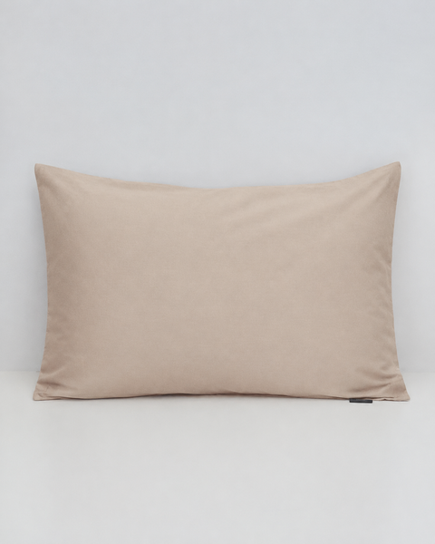 Cotton Sateen Plain Oxford Pillowcase Pair Set in 4 Shades & 2 Sizes