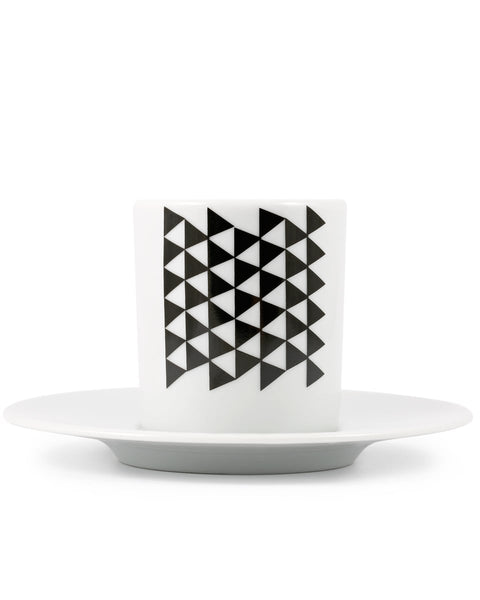 Κούπα Espresso με Πιατάκι Rotate Pyramid