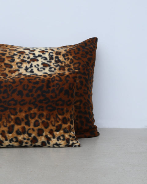 Βρεφική Fleece Λεοπάρ Μαξιλαροθήκη Firenze 30x45cm