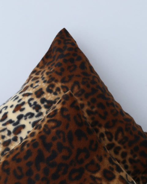 Βρεφική Fleece Λεοπάρ Μαξιλαροθήκη Firenze 30x45cm