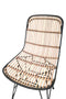 Ψηλό Σκαμπώ απο Φυσικό Rattan Flander 45x60x65/96cm