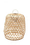 Rattan Φωτιστικό Κέλυφος Οροφής L Nian 50x50x60cm