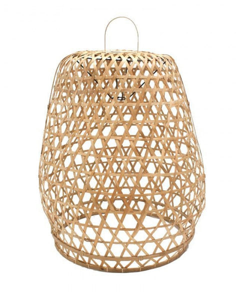 Rattan Φωτιστικό Κέλυφος Οροφής XL Nala 60x60x80cm