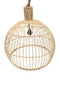 Rattan Φωτιστικό Κέλυφος Οροφής Naara Large 50x50x50cm