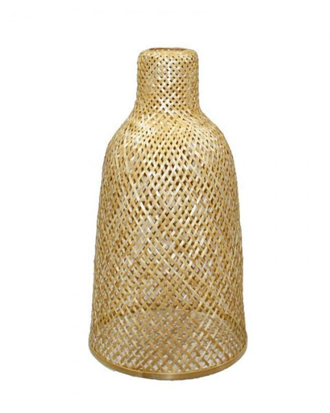 Rattan Φωτιστικό Κέλυφος Οροφής Bottle 30x30x55cm