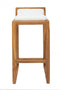Ψηλό Σκαμπώ Teak με Μαξιλάρι Gravity 46x44x87cm