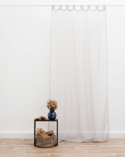 Κουρτίνα Emily-Γκρι-Στενό Φύλλο-140x280cm