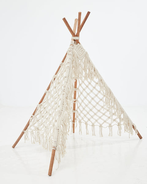 Boho Μακραμέ Διακοσμητική Τέντα Teepee Hale 122x122cm