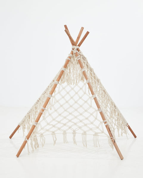 Boho Μακραμέ Διακοσμητική Τέντα Teepee Hale 122x122cm