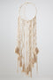 Boho Διακοσμητικό Τοίχου Macrame Ονειροπαγίδα με Κρόσσια Hazel 30x60cm