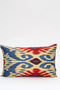 Διακοσμητική Μαξιλαροθήκη Αργαλειού Boho Ikat-Μπλε
