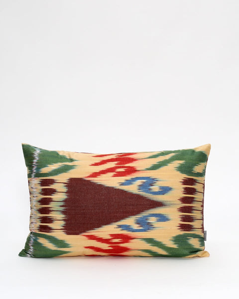 Διακοσμητική Μαξιλαροθήκη Αργαλειού Boho Ikat-Πράσινο