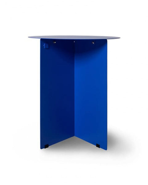 Βοηθητικό Μπλε Μεταλλικό Τραπεζάκι Indigo 40x40x45cm