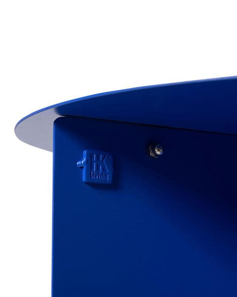 Βοηθητικό Μπλε Μεταλλικό Τραπεζάκι Indigo 40x40x45cm
