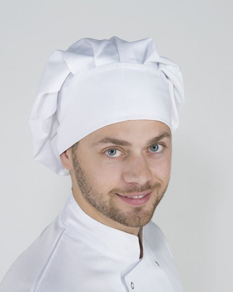Επαγγελματικός Κλασικός Σκούφος Μάγειρα Cuisine-Άσπρο