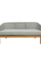 Καναπές με Μαξιλάρια από Ξύλο Teak & Κορδόνι Riviera Sofa