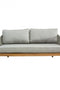 Καναπές με Μαξιλάρια από Ξύλο Teak & Κορδόνι Riviera Sofa