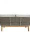 Καναπές με Μαξιλάρια από Ξύλο Teak & Κορδόνι Riviera Sofa