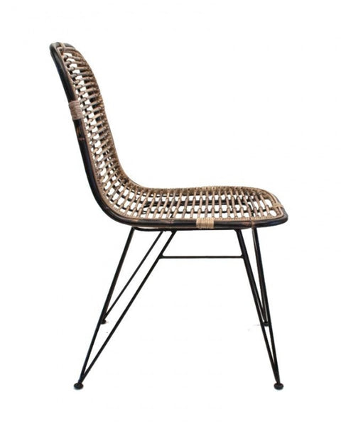 Καρέκλα απο Φυσικό Rattan Looks 48.5x62x93cm