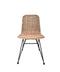 Πλεκτή Χειροποίητη Καρέκλα από Φυσικό Rattan Nina 44x55x47.5cm