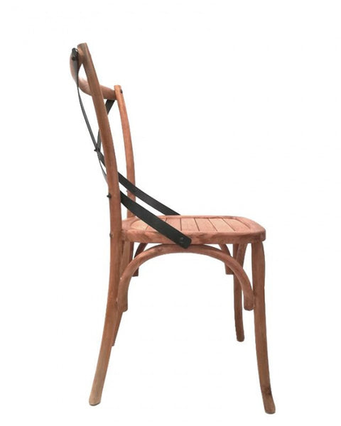 Καρέκλα Από Ξύλο Teak Cottage 48x52x90cm