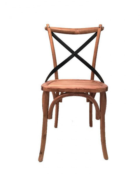 Καρέκλα Από Ξύλο Teak Cottage 48x52x90cm