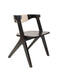 Μαύρη Καρέκλα από Teak Timon 59x53x76cm