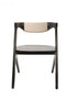 Μαύρη Καρέκλα από Teak Timon 59x53x76cm