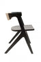 Μαύρη Καρέκλα από Teak Timon 59x53x76cm